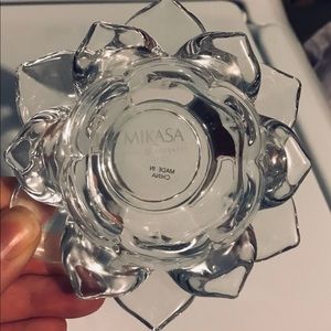Mikasa Crystal candle holders